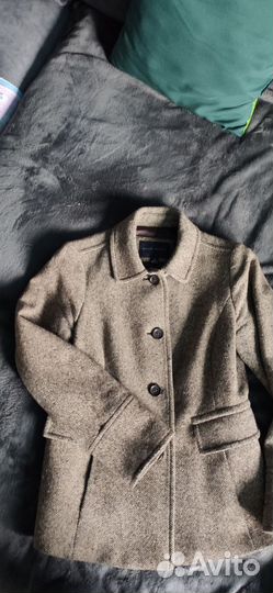 Пальто пиджак шерсть 44