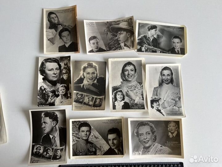 Открытки СССР, фото- снимок, Фильмы, Актеры