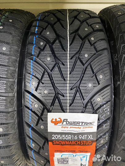 Powertrac Snow March Stud 205/55 R16
