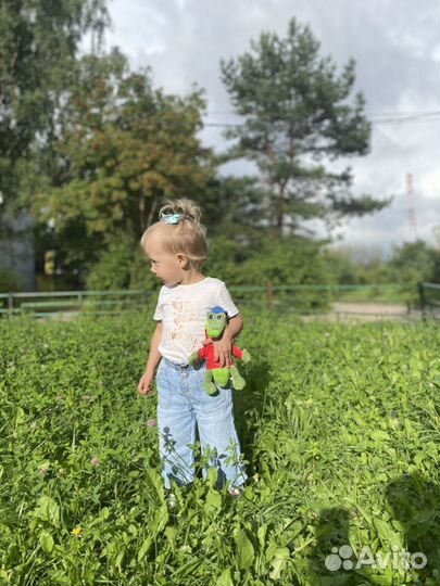 Джинсовые кюлоты для девочки