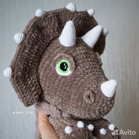 Пижамница трицератопс