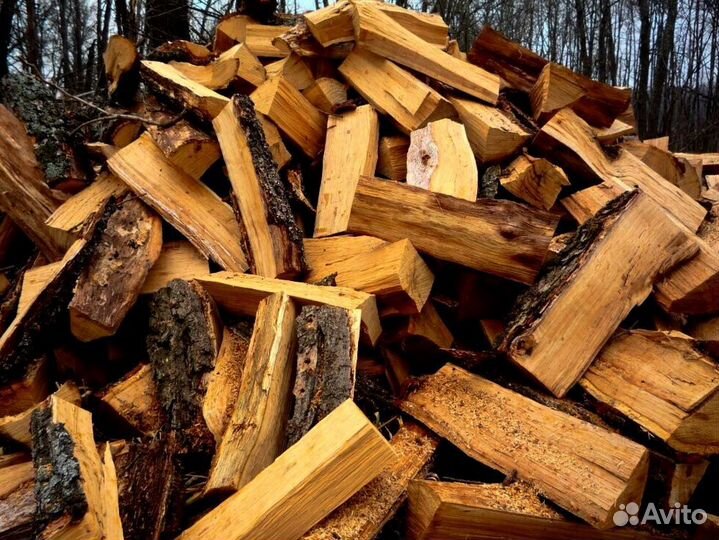 Дрова в мешках