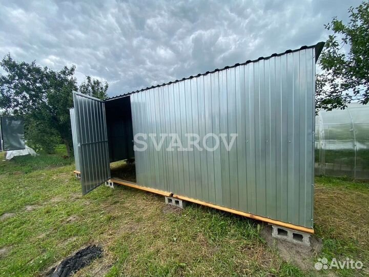 Сарай металлический