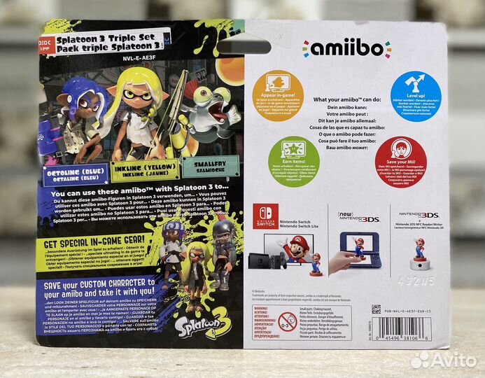 Amiibo Splatoon 3 in 1 (Triple Set, Новая, Европа)