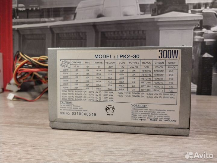 Блок питания 300w