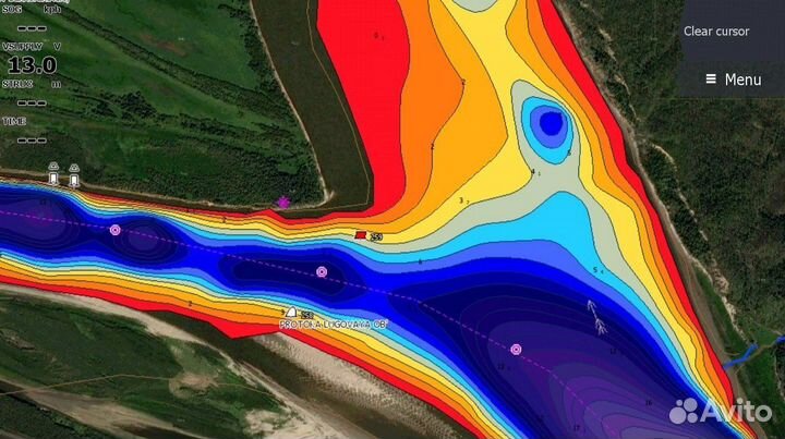 Карты c-map для эхолотов Lowrance