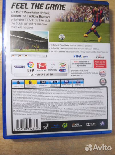 Fifa15 ps4 диск