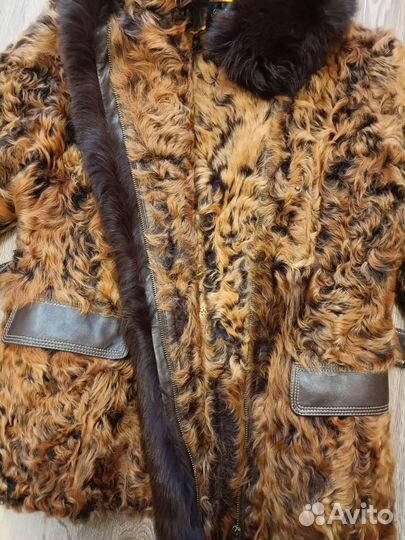 Полушубок натуральный из козлика