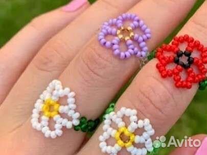 Кольца из бисера