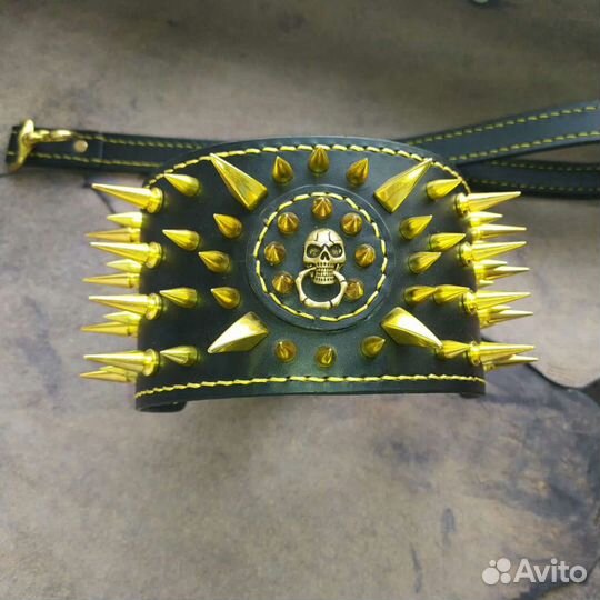 Ошейник из натуральной кожи