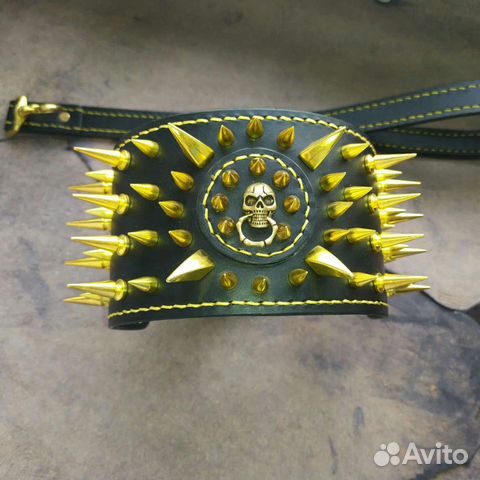 Ошейник из натуральной кожи