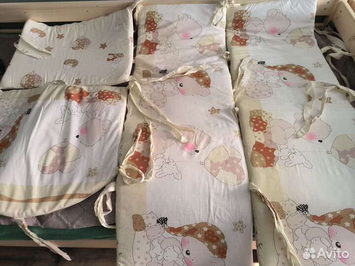 Бортики в детскую кроватку