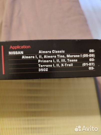 Воздушный фильтр nissan subaru