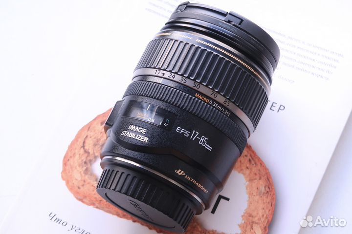 Объектив Canon EF-S 17-85 IS USM+ фильтр и бленда