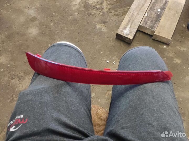 Катафот заднего бампера skoda octavia a7