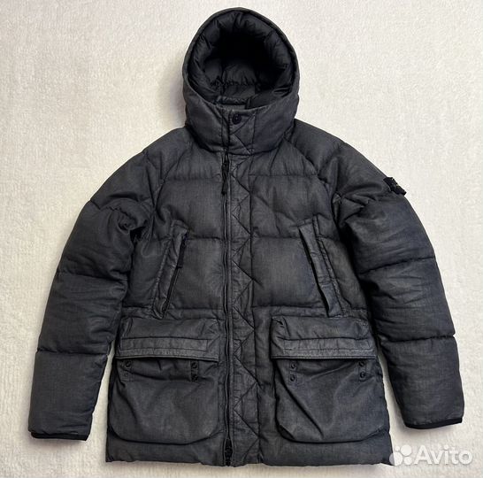 Stone Island Lino Resinato \ пуховик парка куртка