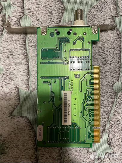PCI Сетевая карта Genius с BNC и RJ-45 портами