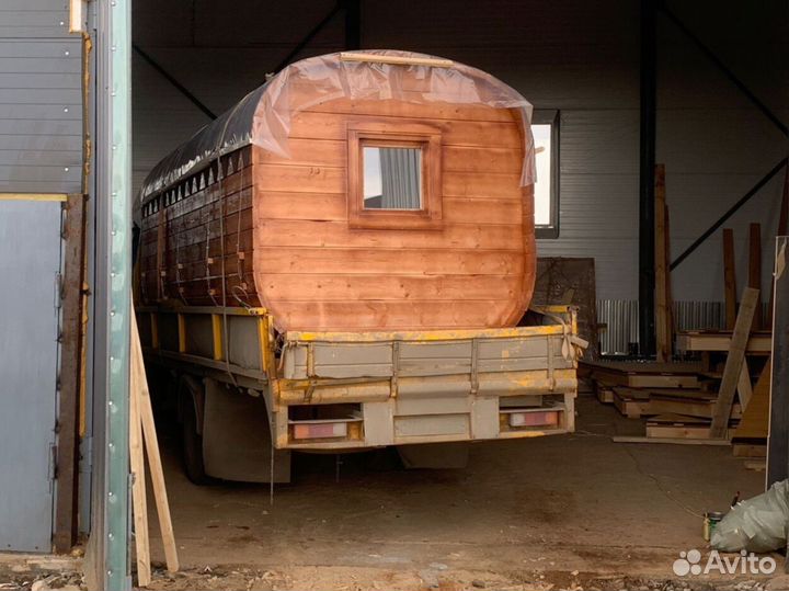 Баня бочка квадро в наличии