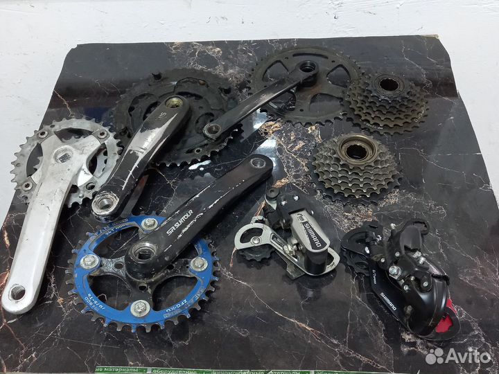 Запчасти на горный велосипед б/у