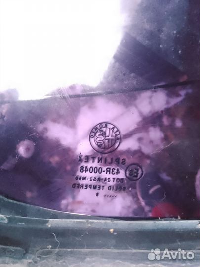 Заднее стекло альфа Ромео 156