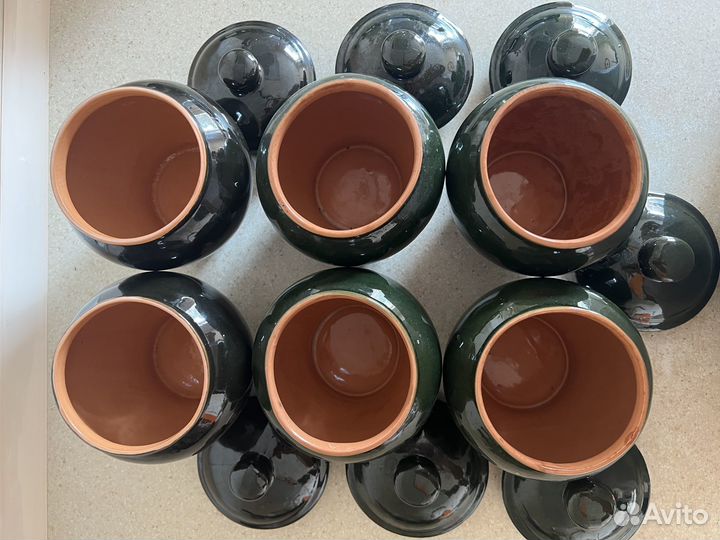 Горшочки глиняные для запекания