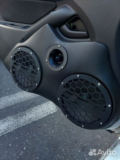 Дверные карты kalina 2 с подиумом