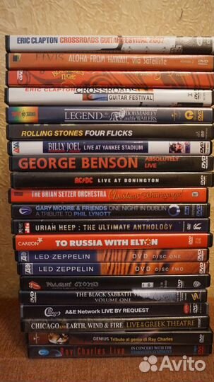 Dvd диски видео рок музыка и фильмы