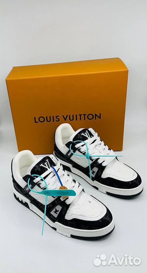 Кроссовки Louis Vuitton Trainer черные