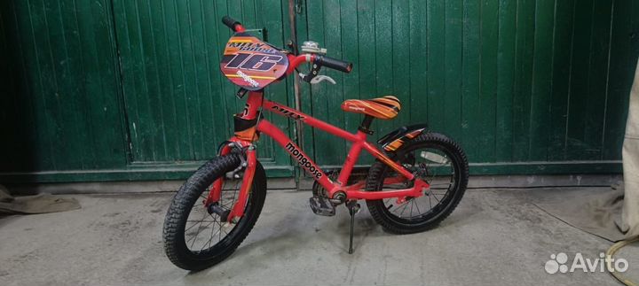 Детский велосипед mongoose 16