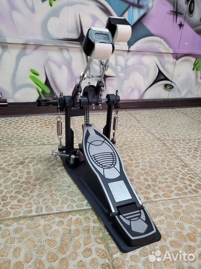 Двойная педаль бас-барабана (кардан) Asanasi P-500