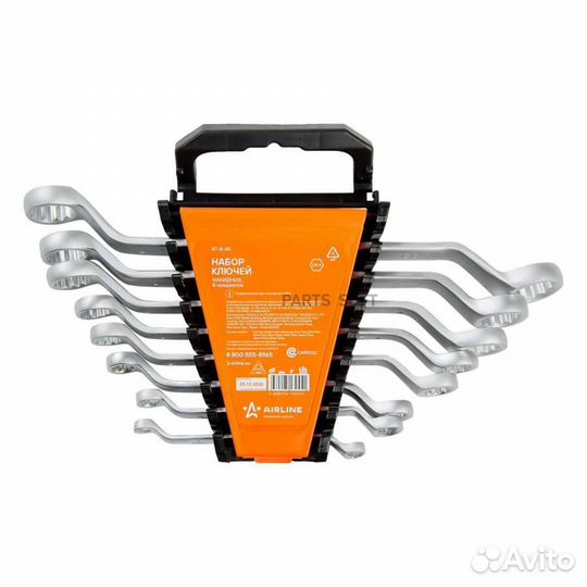 Airline AT848 Набор ключей накидных 8 предм. (6*7