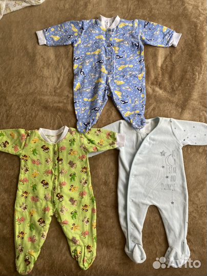 Одежда для новорожденных пакетом на мальчика