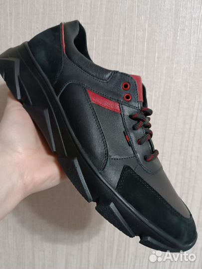 Кроссовки мужские натур кожа 42/43/44/45 р