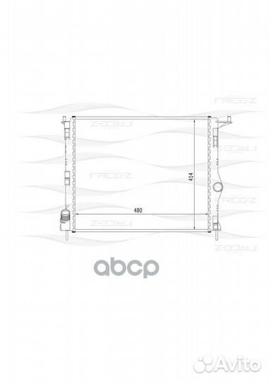 Радиатор охлаждения KK0179 free-Z