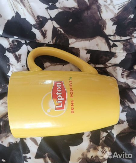 Коллекционный бокал кружка чая липтон