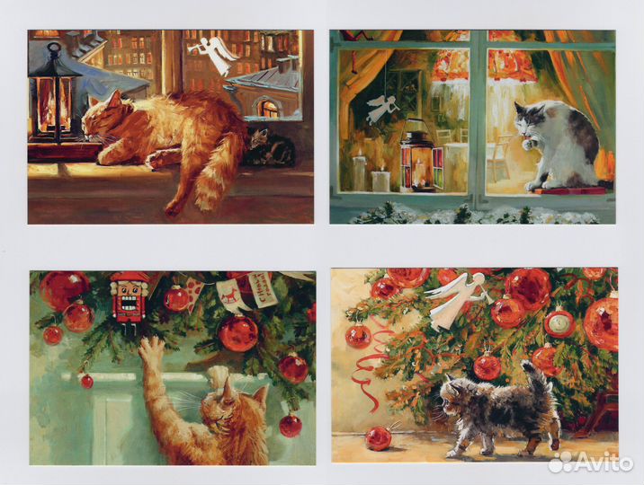 Открытки наборы Пушистое счастье Павлова Саханов