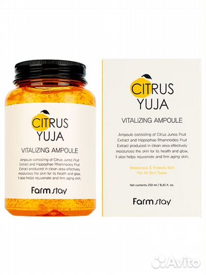 Farm Stay Освежающая ампульная Сыворотка д/лица