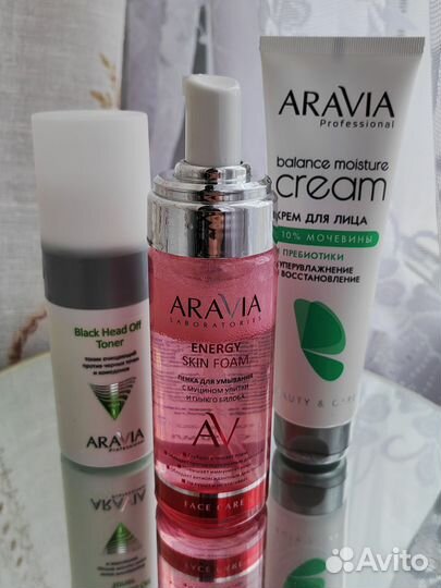 Уходовая косметика для лица (пенка, тоник, крем)