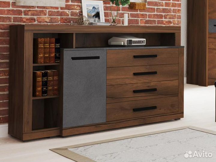 Новая Тумба c дверцей и 4 ящиками спальня 