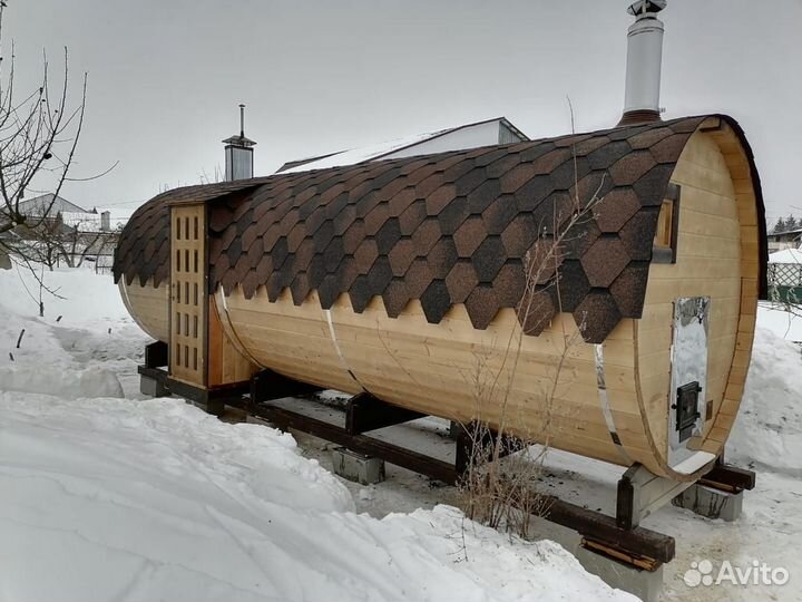 Баня бочка