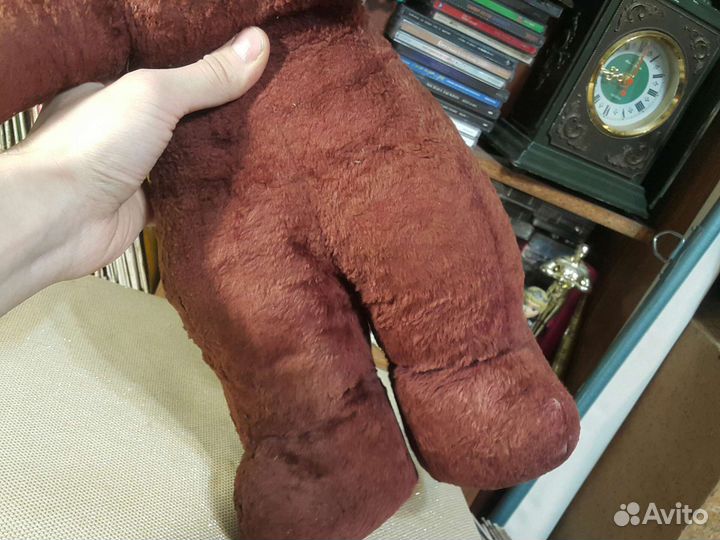 Мишка 1930 годы СССР с опилками игрушка