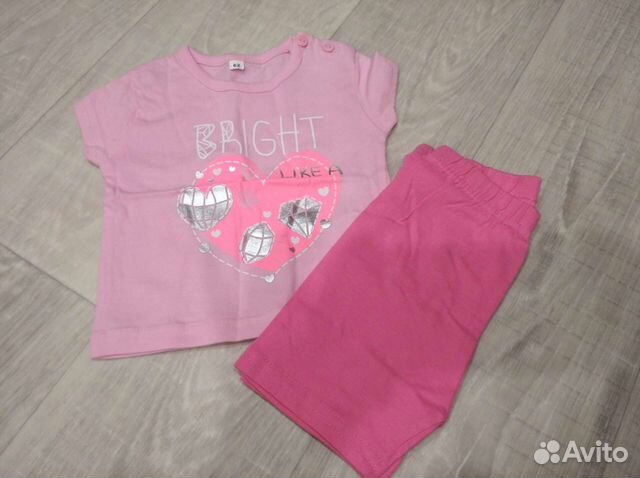 Костюм шорты и футболка р-р 62