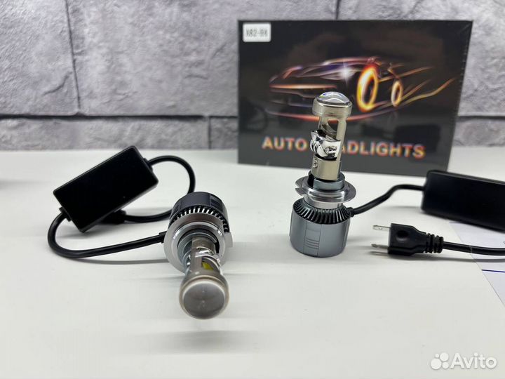 Светодиодные лампы с линзой H7, H11