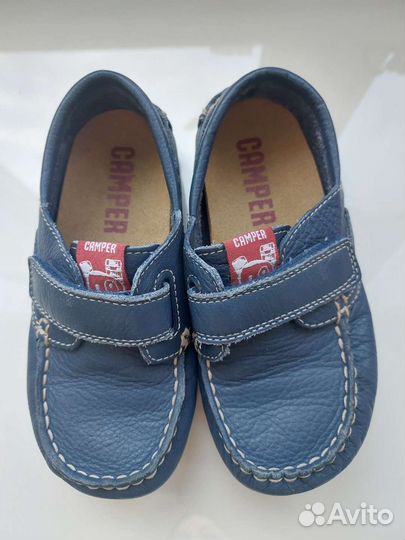 28 Camper топсайдеры мокасины кожа натуральная