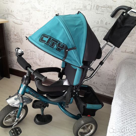 Трёхколёсный Велосипед с родительской ручкой