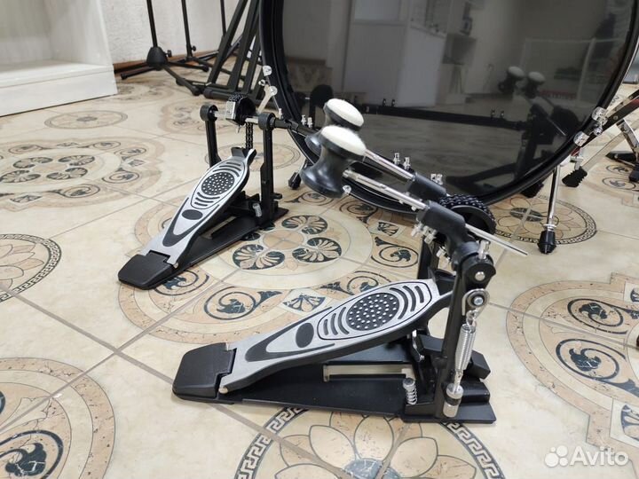 Rolling Rock PD-200W кардан Двойная педаль для бас