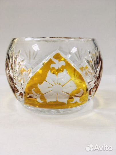 Немецкий цветной хрусталь чашка для пунша