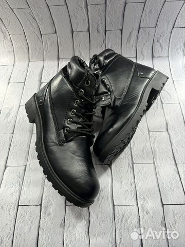 Ботинки черные wrangler