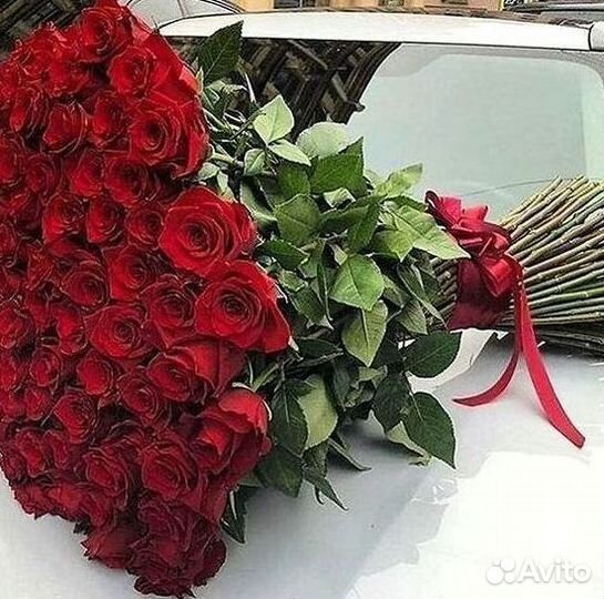 Букет роз 101 роза 51 роза