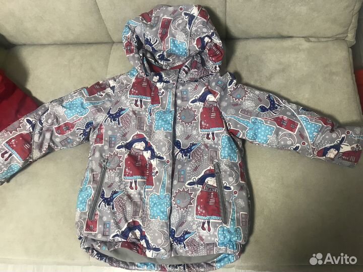 Комплект, комбинезон и куртка,104
